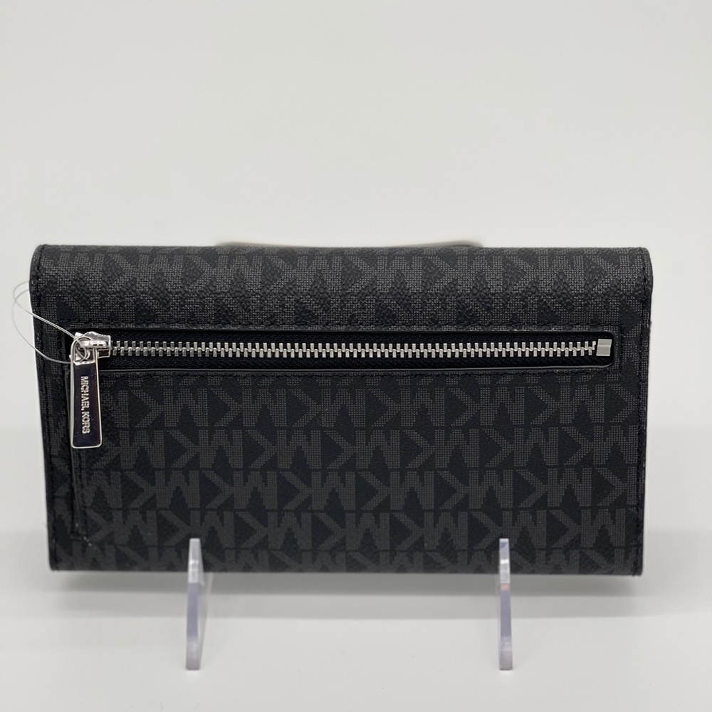Michael Kors Jet Set Travel LG Trifold Blk… - Picture 4 of 9